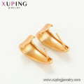 95067 Xuping einfache 18 Karat vergoldete Ohrring-Designs für Frauen-Fingernagel-Ohrstecker China-Großhandel ohne Stein